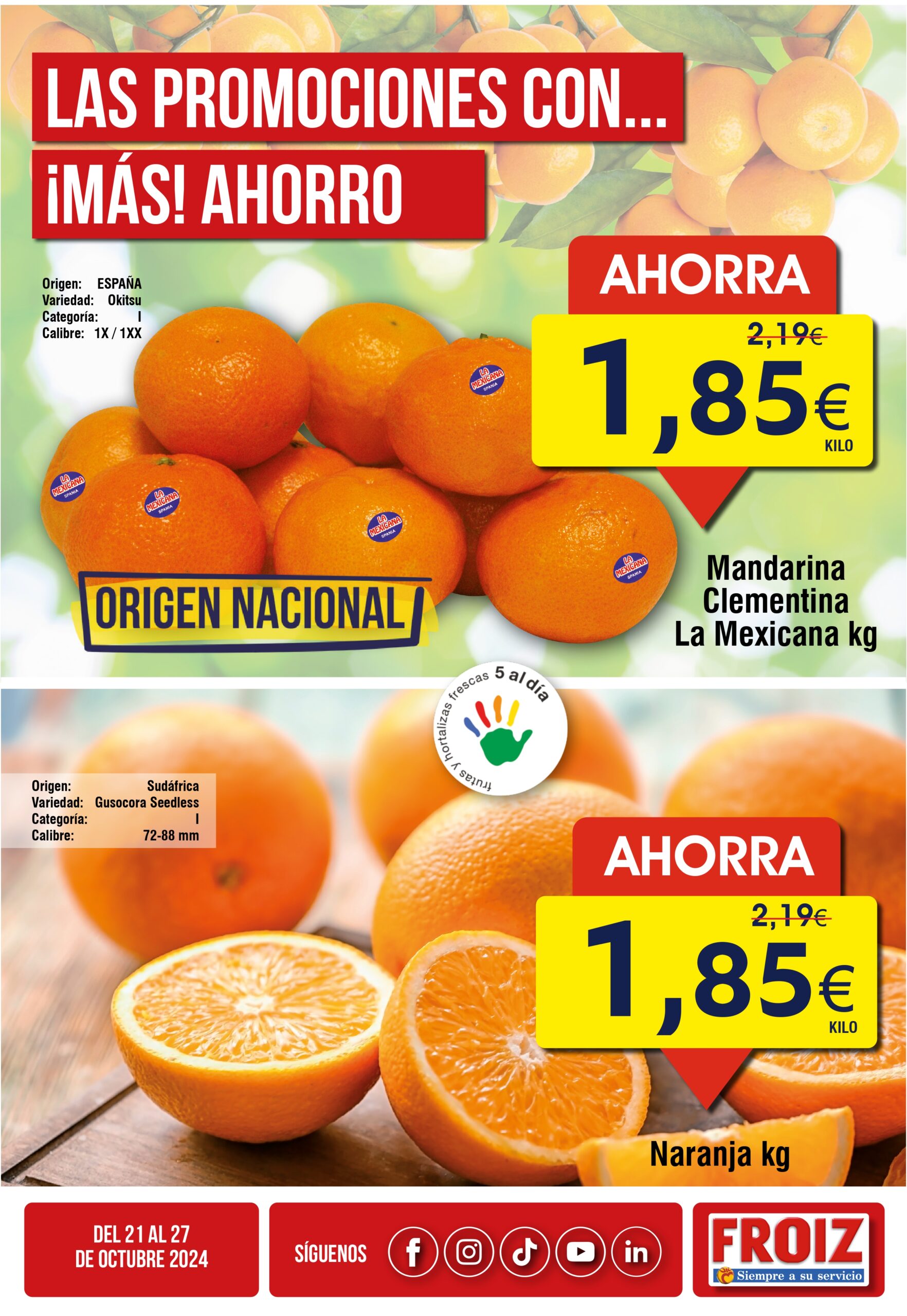 Oferta semanal 21/10-27/10