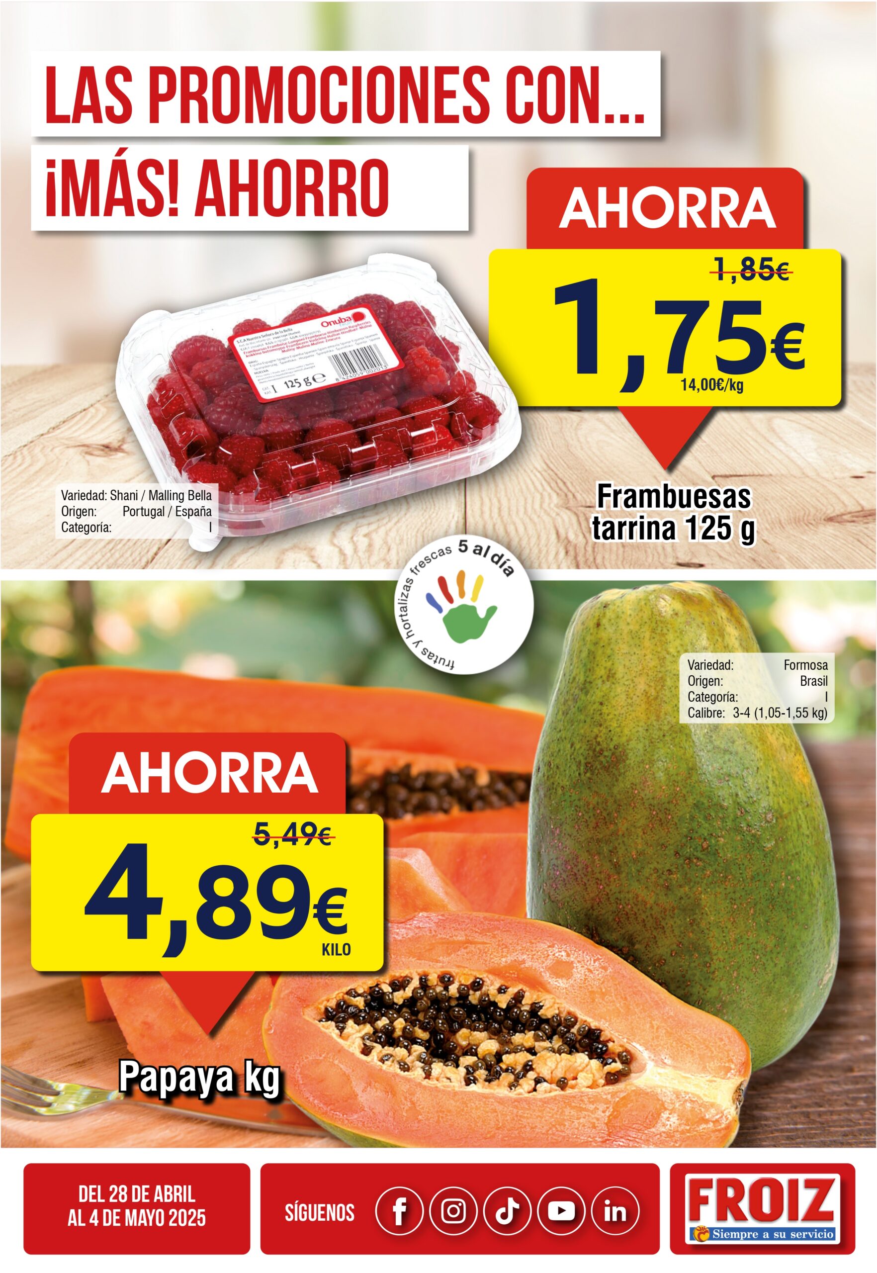 OFERTA SEMANAL 28/04 – 04/05