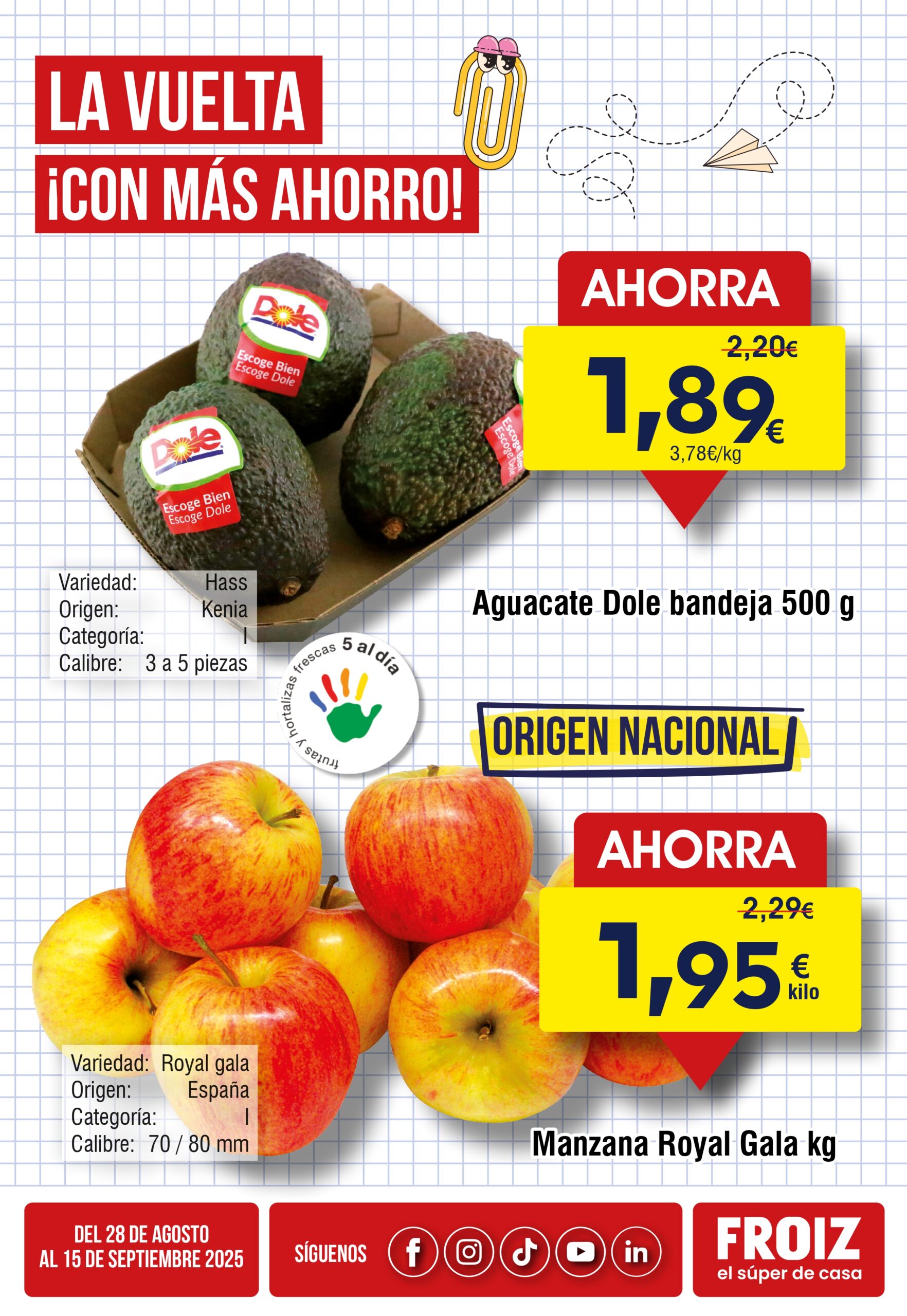 Oferta semanal 01/09 – 07/09