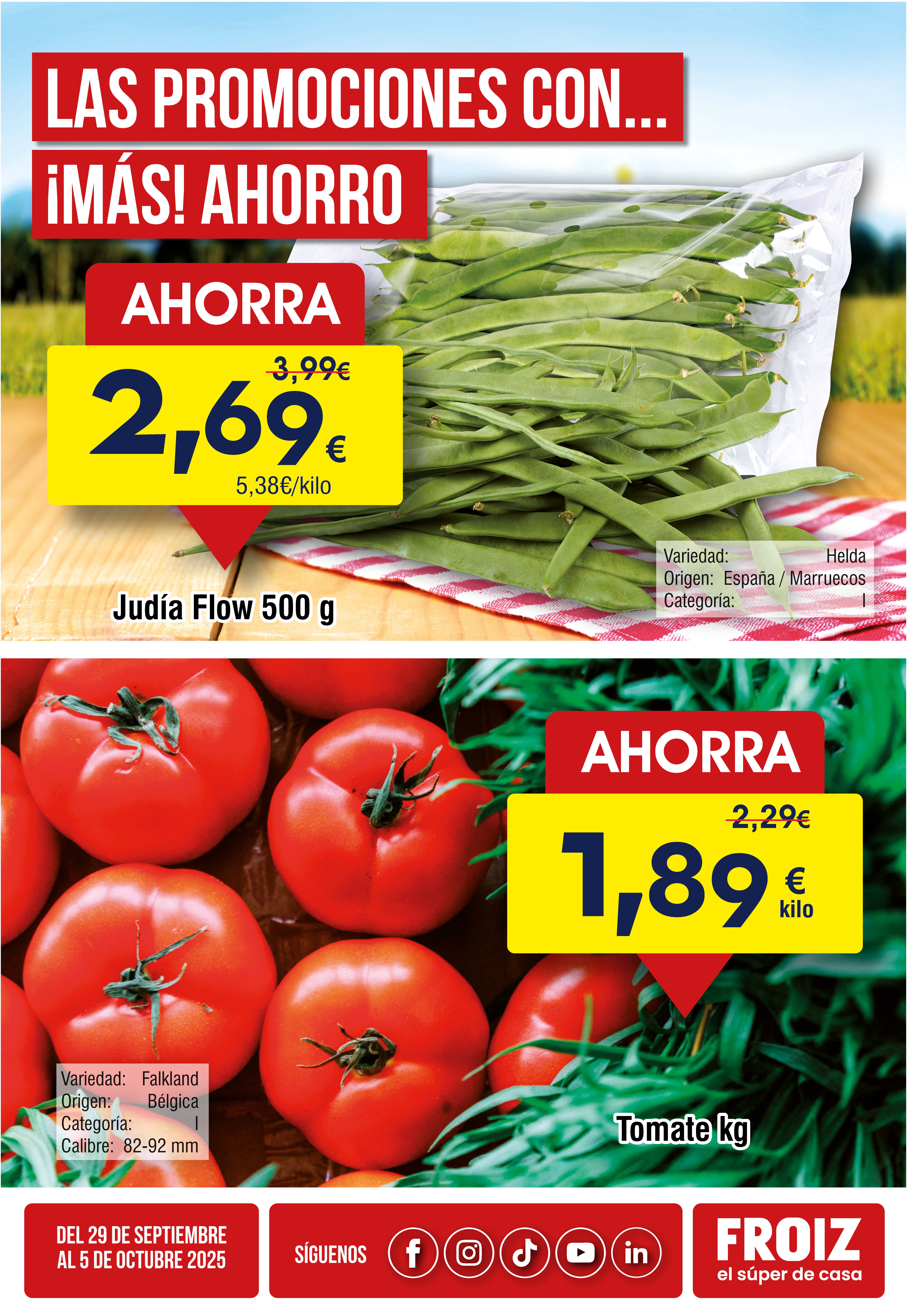 Oferta semanal 29/09 – 05/10