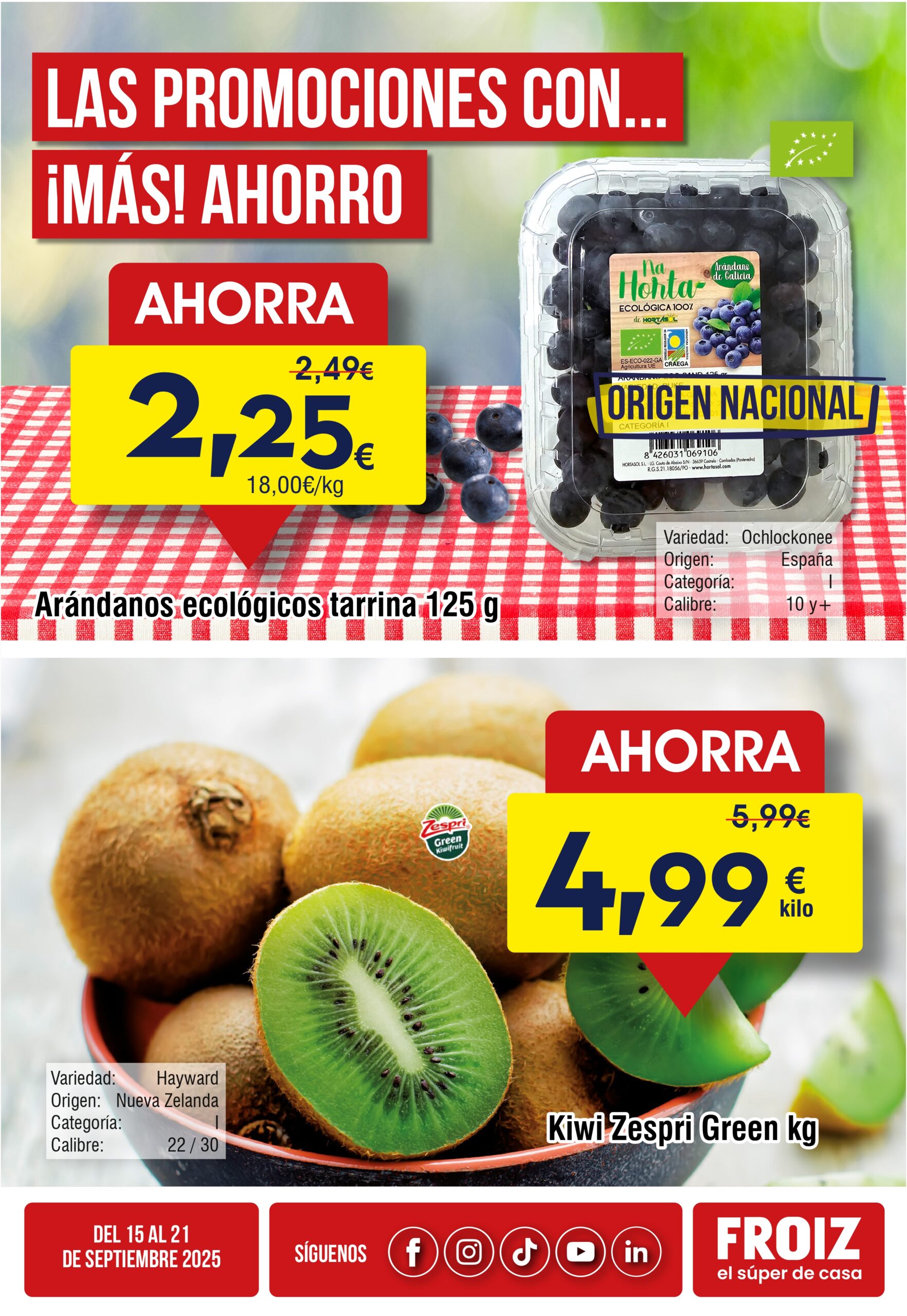 Oferta semanal 15/09 – 21/09