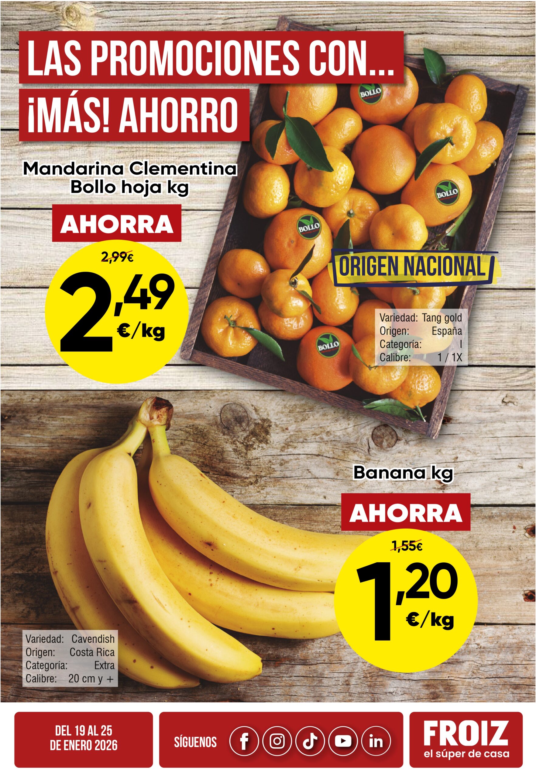 Oferta semanal 19/01-25/01