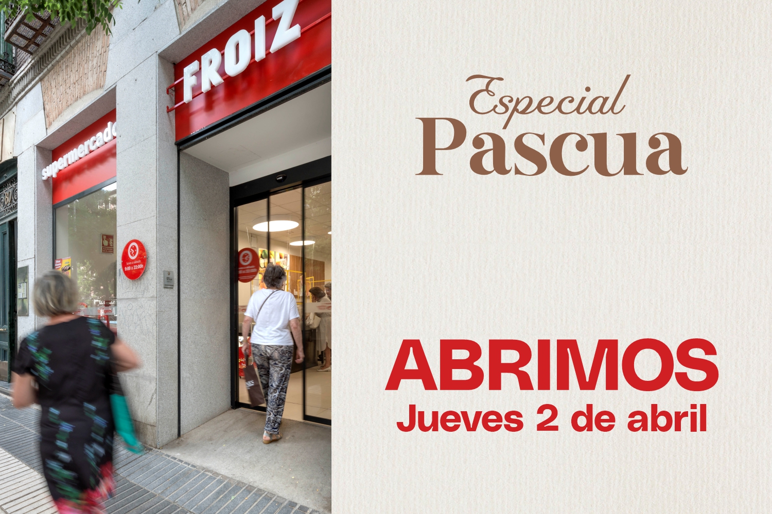 semana santa horario Supermercados 2026 noticia