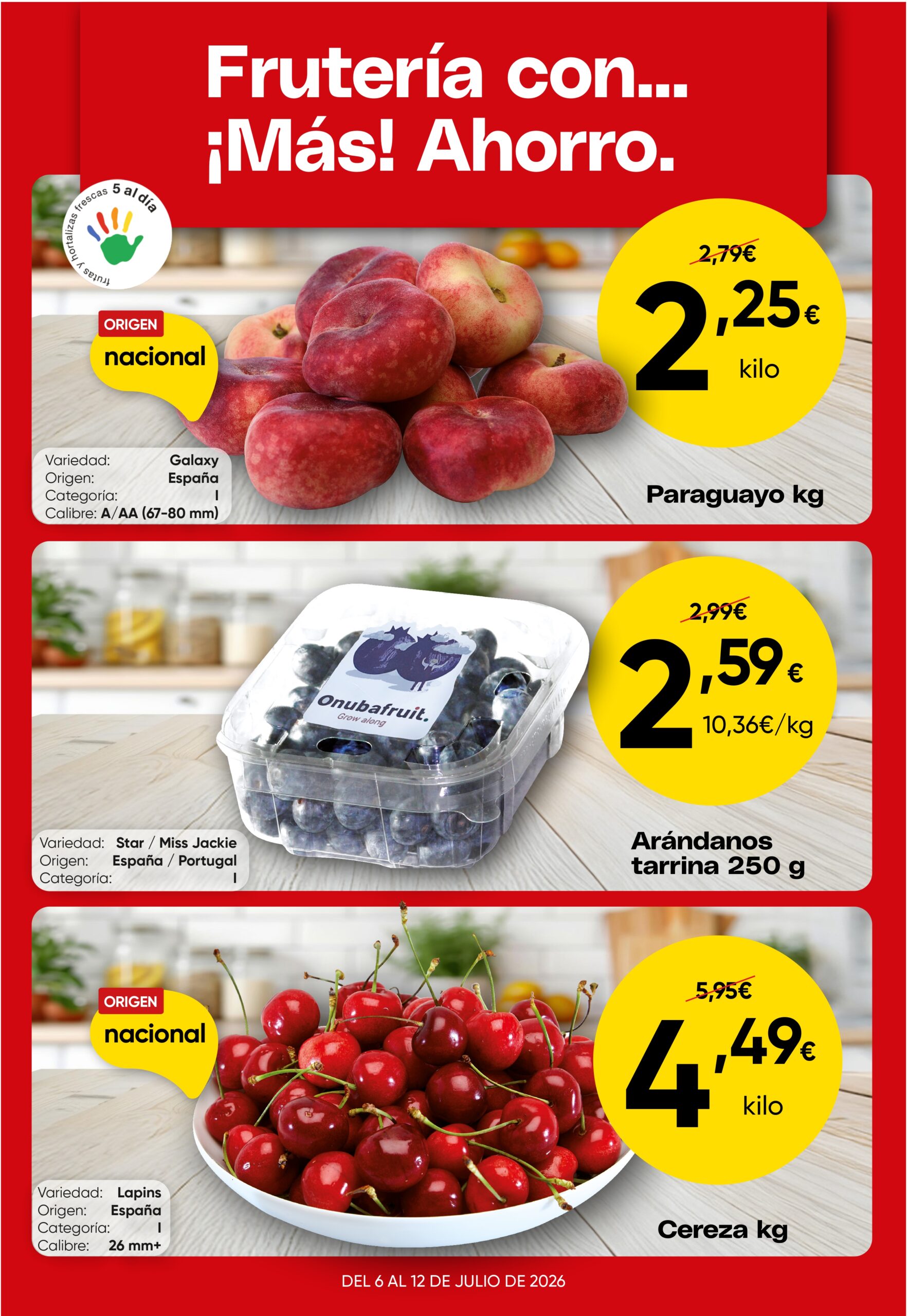 Oferta semanal 06 – 12 julio