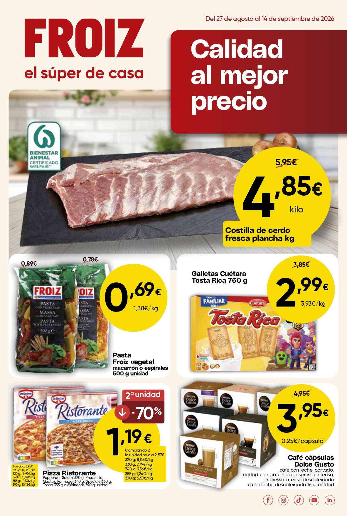 Folleto súper del 27 de agosto al 14 de septiembre 2026