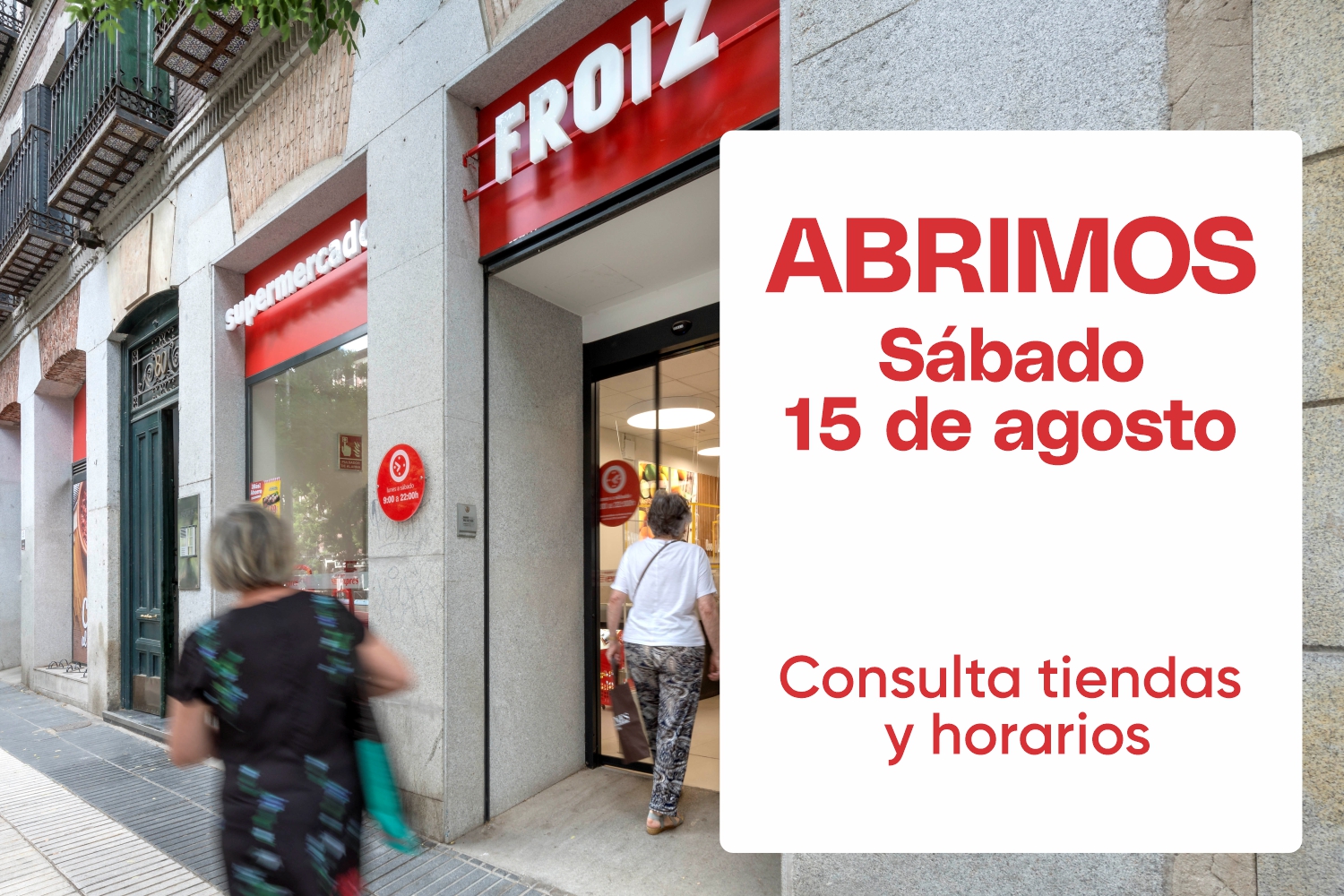 abrimos sabado 15 de agosto
